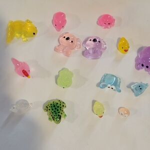 NIB 30 Colorful Miniature Acrylic Animal Figurines